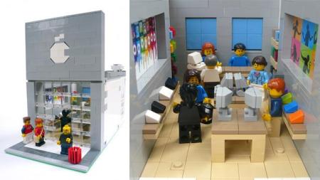 Offiziell nie realisiert: Der Apple Retail Store aus Lego.