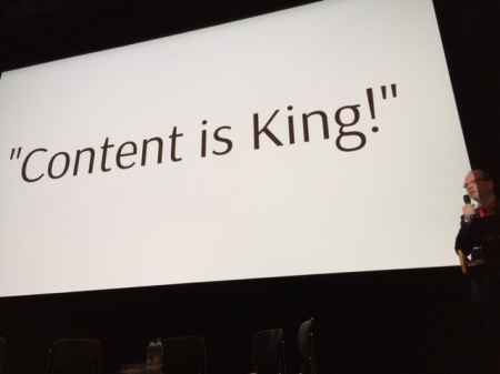 Die größte Lüge ist aber die Aussage: Content is King.